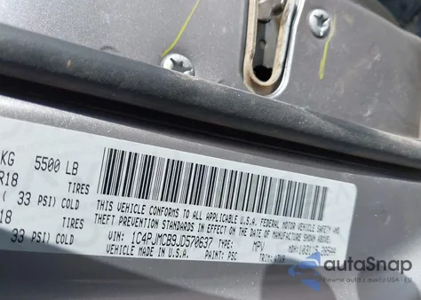 2018 Jeep Cherokee Latitude 4X4 из США, поврежденный, VIN 1C4PJMCB9JD570637